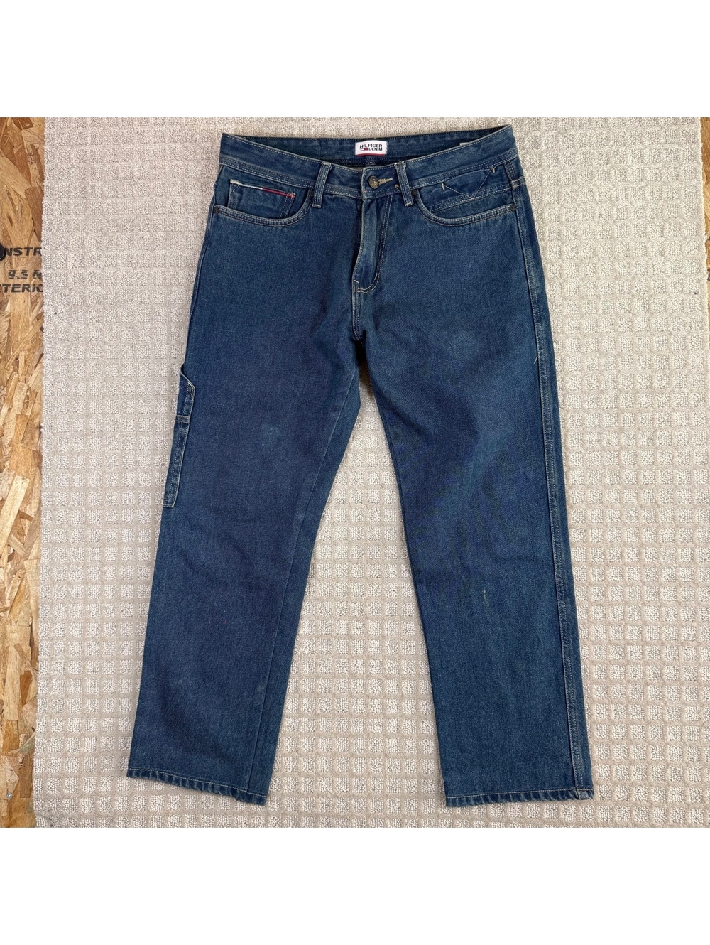 Y2K Tommy Hilfiger Denim Carpenter Jeans Taz Wide Leg 34x30